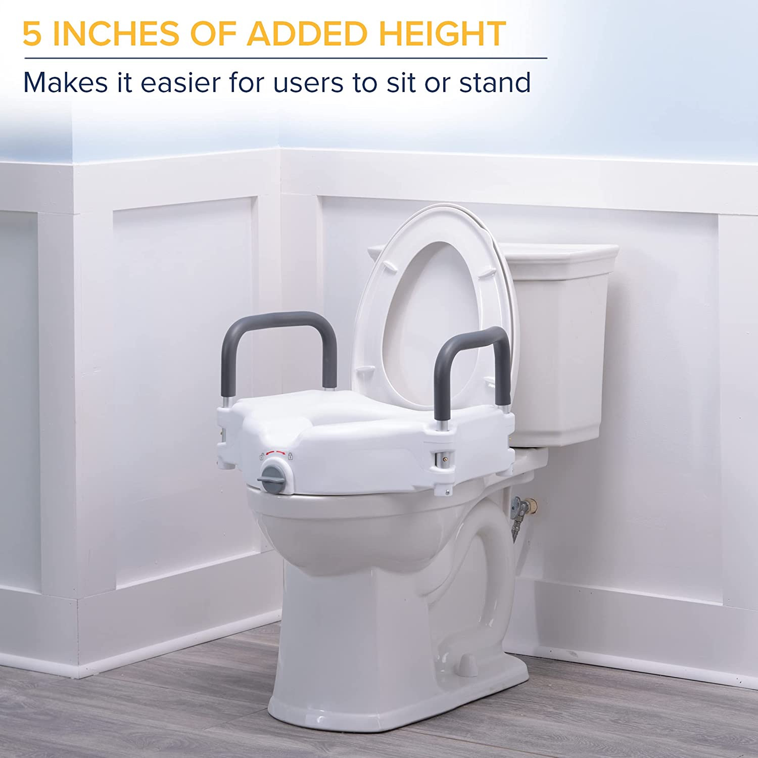 Best Raised Toilet Seat With Handles￼