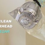 How to clean the shower head with vinegar