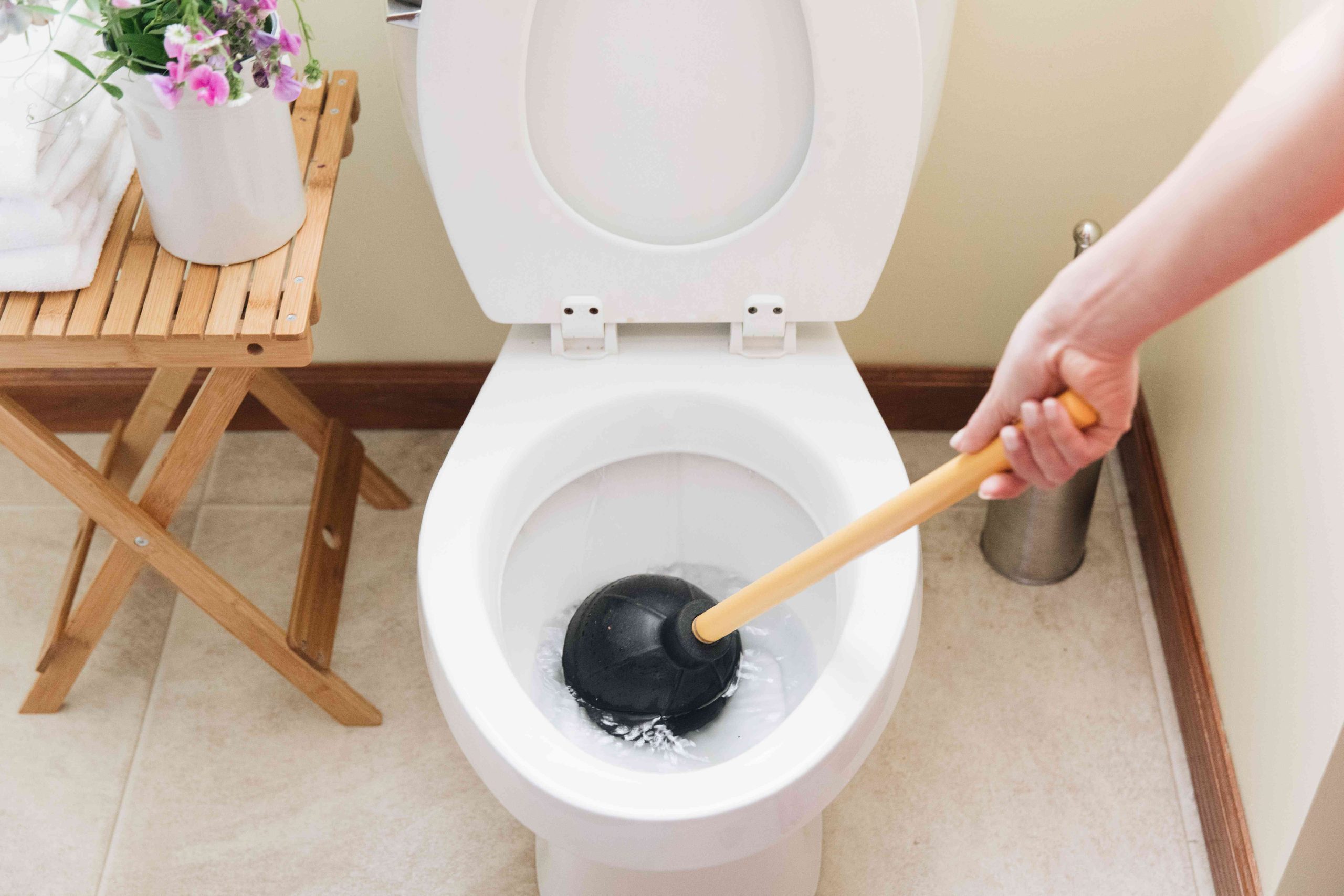 How to Unclog a Toilet When a Plunger Doesn’t Work
