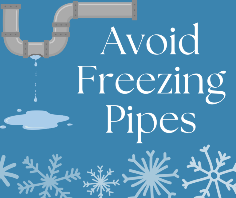 How to Avoid Freezing Pipes